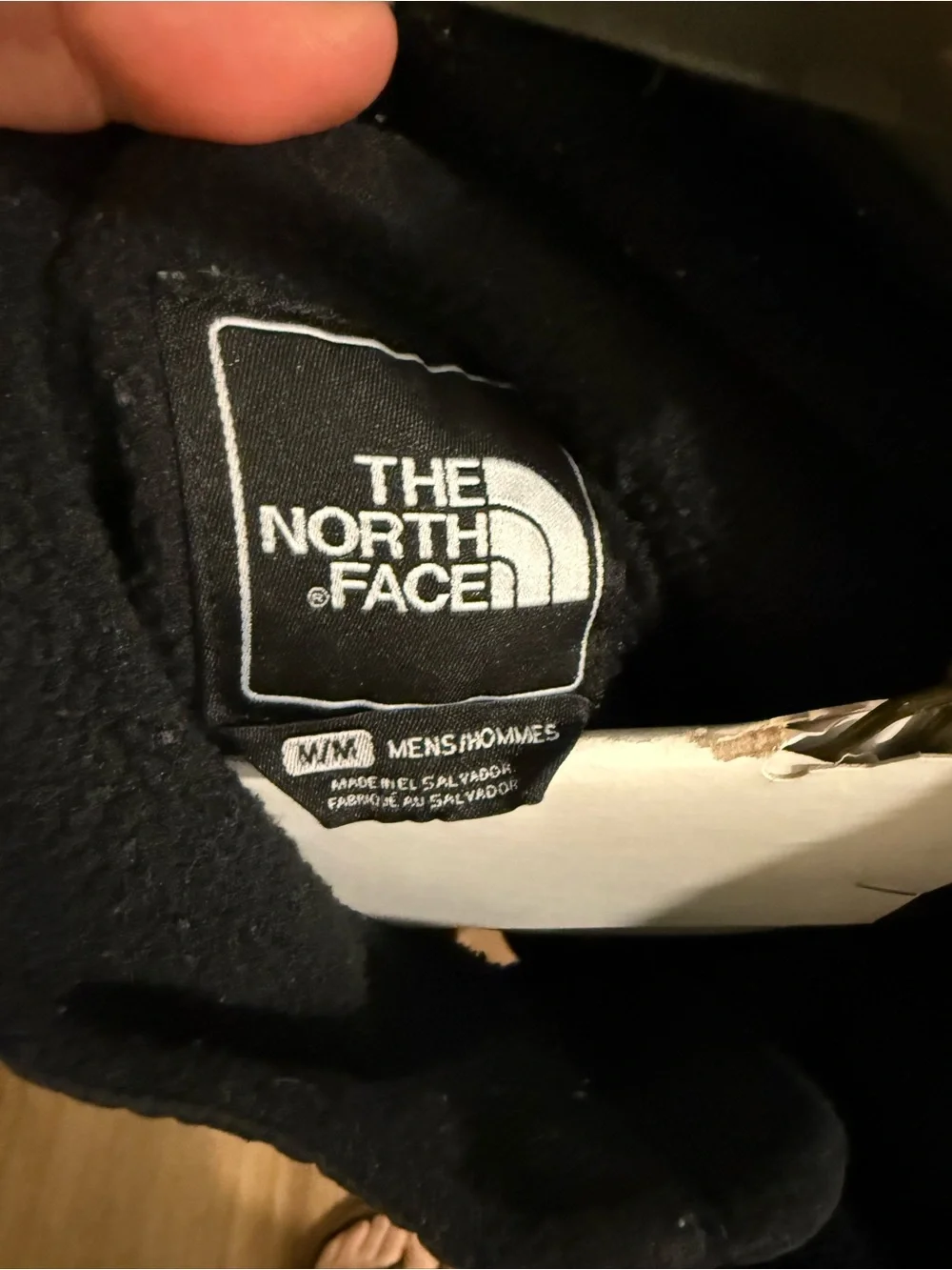 The North Face Black Fleece and Wind-Resistant Jacket